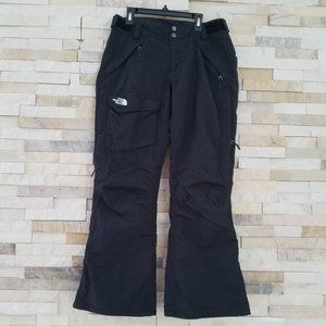 North Face Snow Pants Womens Small Black Ski Bibs Snowboard Winter Snowsuit Suit